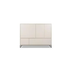 bettso Highboard 160 x 120,5 cm Beige
