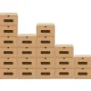BigDean Schuhbox 20-tlg. braun