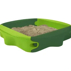Big Sandkasten Sandy mit Abdeckung grün