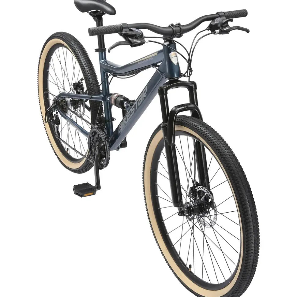 Bikestar Fully Mountainbike 27,5 Zoll RH 43 cm Damen blau