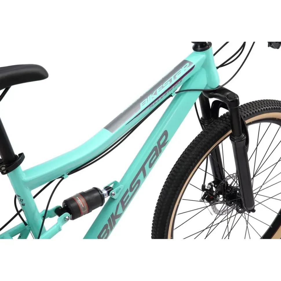 Bikestar Mountainbike 27,5 Zoll RH 43 cm Damen grün
