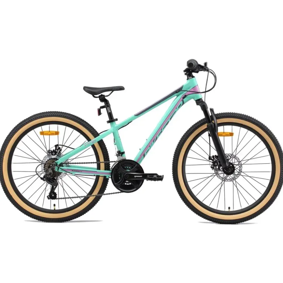 Bikestar Mountainbike 24 Zoll RH 54 cm mint/pink