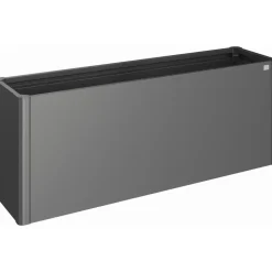 Biohort Hochbeet 2x0,5 201 x 53 x 77 cm dunkelgrau-metallic