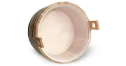 blumenberg gmbh Fußbadewanne Standard aus Holz Lärche natur mit Kunststoffeinsatz