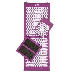 Bodhi Akupressurmatte XL Deluxe-Set Spiky aubergine