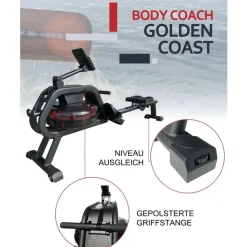 Body Coach Ruderzugmaschine / Wasser-Rudergerät 