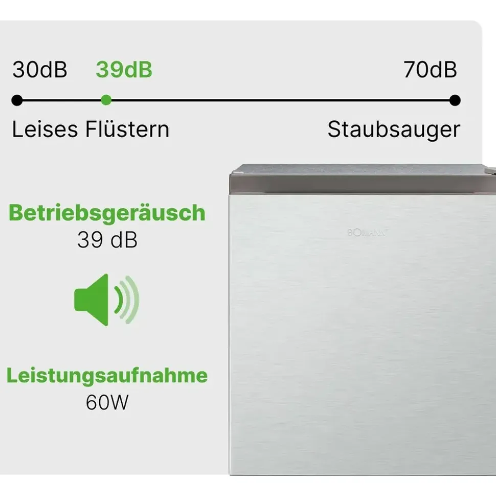 Bomann KB 7245 edelstahl-optik