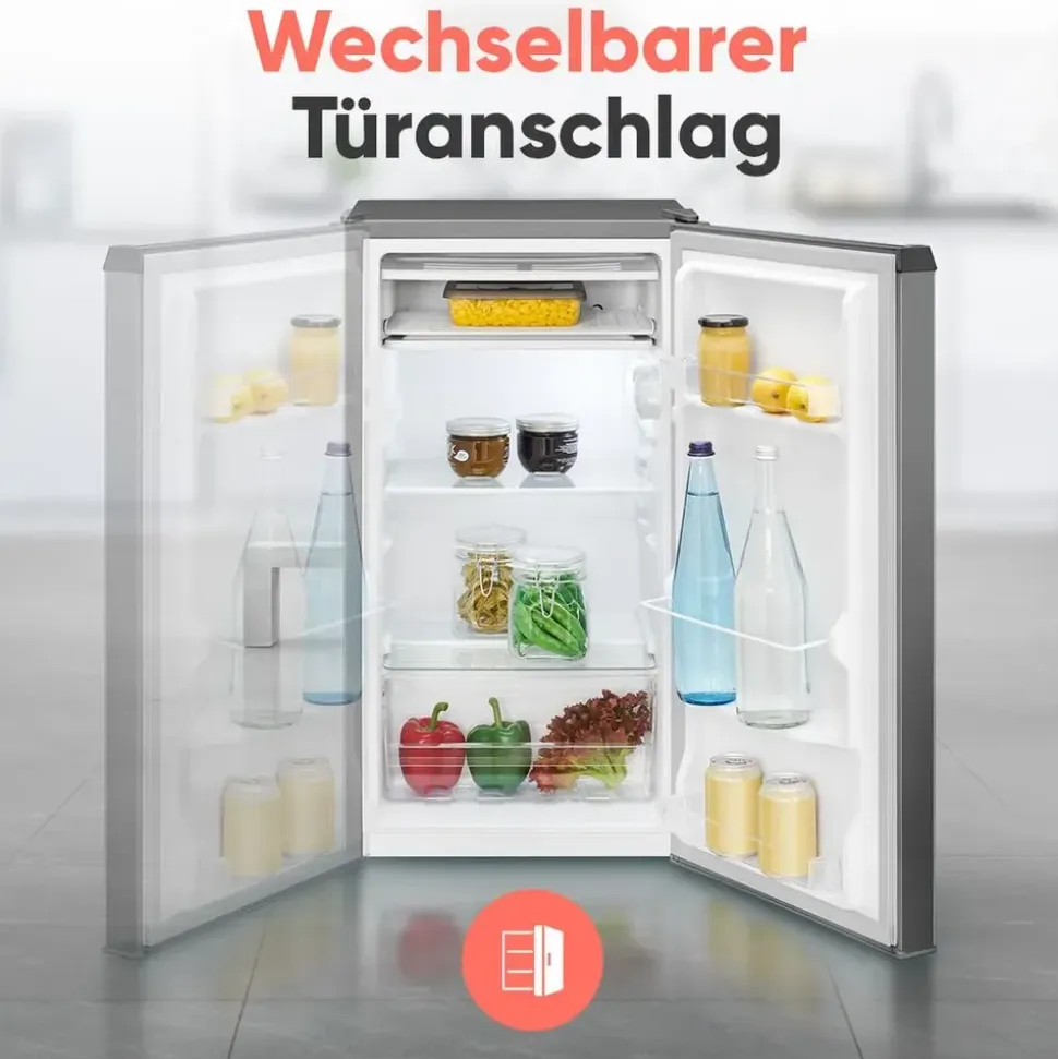 Bomann KS 7257 Kühlschrank (83 l, 850 mm hoch, Graphit)