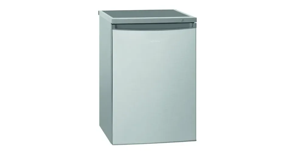 Bomann KS 2184.1 Kühlschrank (120 l, 845 mm hoch, Edelstahl)