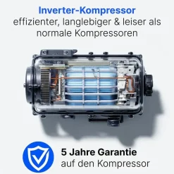 Bomann Vollraumkühlschrank VS 7258 (126 l, 850 mm hoch, Weiß)