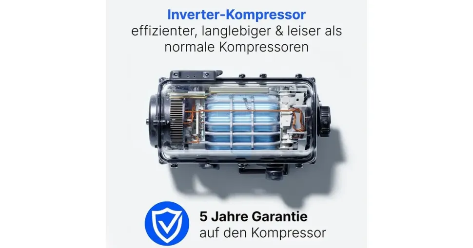 Bomann Vollraumkühlschrank VS 7258 (126 l, 850 mm hoch, Weiß)