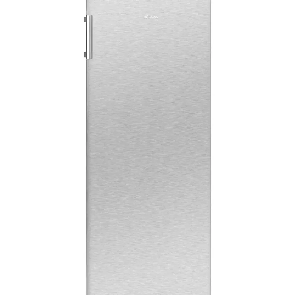 Bomann VS 7316 Kühlschrank (242 l, 1434 mm hoch, Inoxlook)