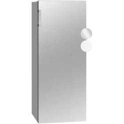 Bomann VS 7316 Kühlschrank (242 l, 1434 mm hoch, Inoxlook)
