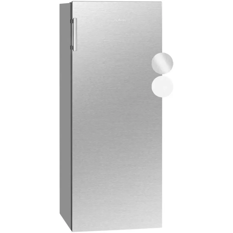 Bomann VS 7316 Kühlschrank (242 l, 1434 mm hoch, Inoxlook)