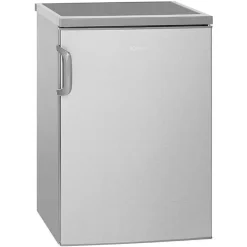 Bomann VS 2195 Kühlschrank (134 l, 850 mm hoch, Edelstahl)
