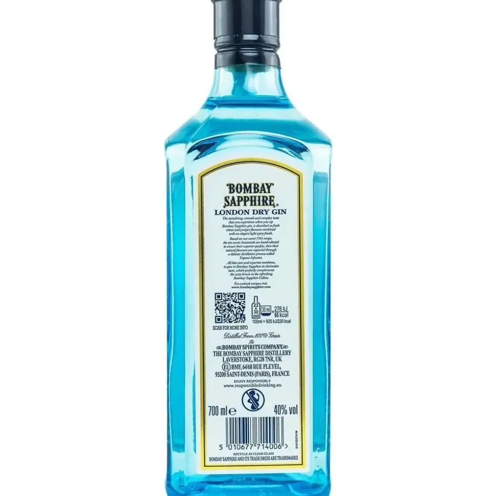 Bombay Sapphire 40% vol 0,7 l