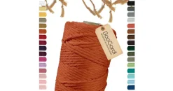 BooGardi Makramee Garn Orange 5 mm 100 m 2 St.