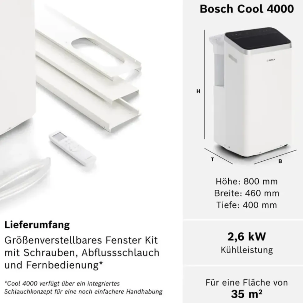 Bosch Cool 4000 mobiles Klimagerät