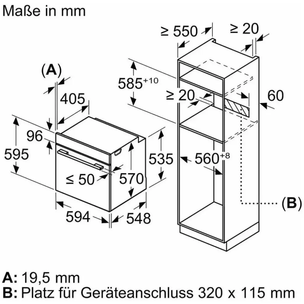 Bosch Herdset Pyrolyse 3D-Heißluft + Induktionskochfeld Booster
