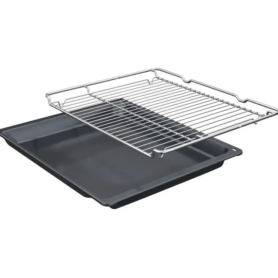 Bosch Induktion Herd Set Autark mit Backofen und Kochfeld Schwarz