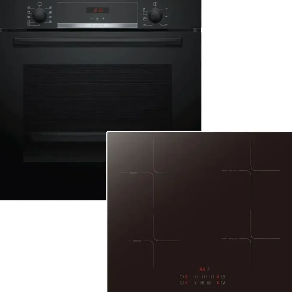 Bosch PKM Induktionskochfeld + Backofen Set