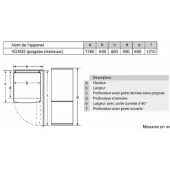 Bosch Serie 2 KGN33N Kühl-Gefrierkombination