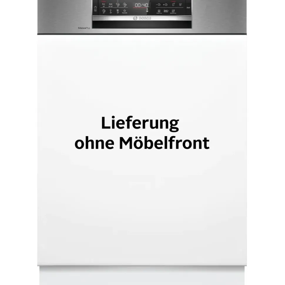Bosch Serie 6 SMI6ECS12E Einbau-Geschirrspüler (teilintegrierbar, 598 mm breit, Edelstahl)