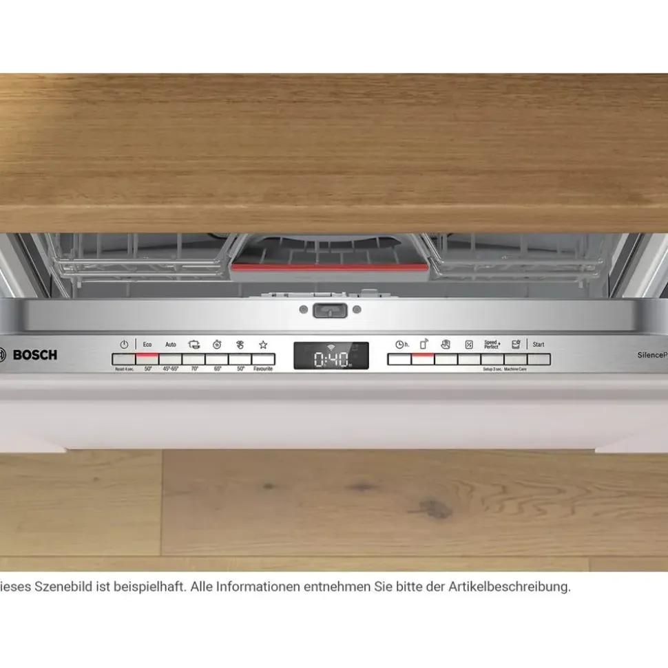 Bosch Serie 4 SMV4EVX08E Einbau-Geschirrspüler (vollintegrierbar, 598 mm breit)