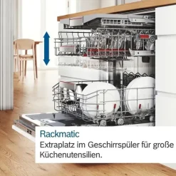 Bosch Serie 4 SMV4EVX08E Einbau-Geschirrspüler (vollintegrierbar, 598 mm breit)
