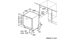 Bosch Serie 6 SMV6ZCX16E Einbau-Geschirrspüler (vollintegrierbar, 598 mm breit)