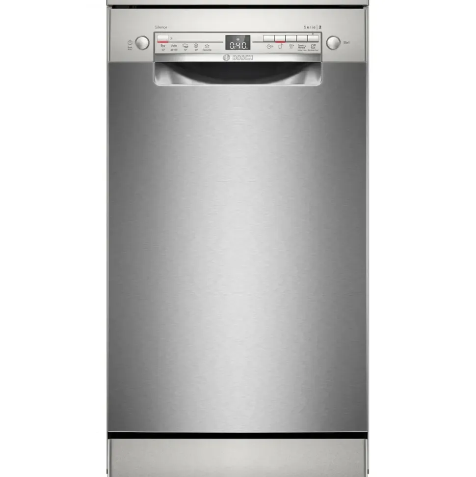 Bosch Serie 2 SPS2HKI42E Geschirrspüler (freistehend, 450 mm breit, Edelstahl)