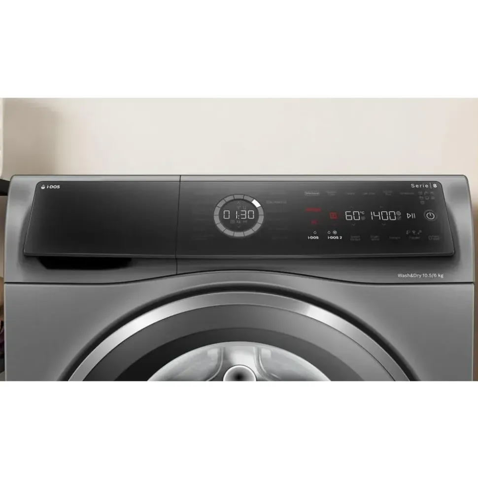 Bosch Serie 8 WNC254AS0 Waschtrockner (10.5 kg / 6 kg, 1400 U/min)