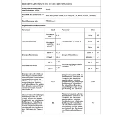 Bosch Serie 8 WNC254A40 Waschtrockner (10.5 kg / 6 kg, 1400 U/min)