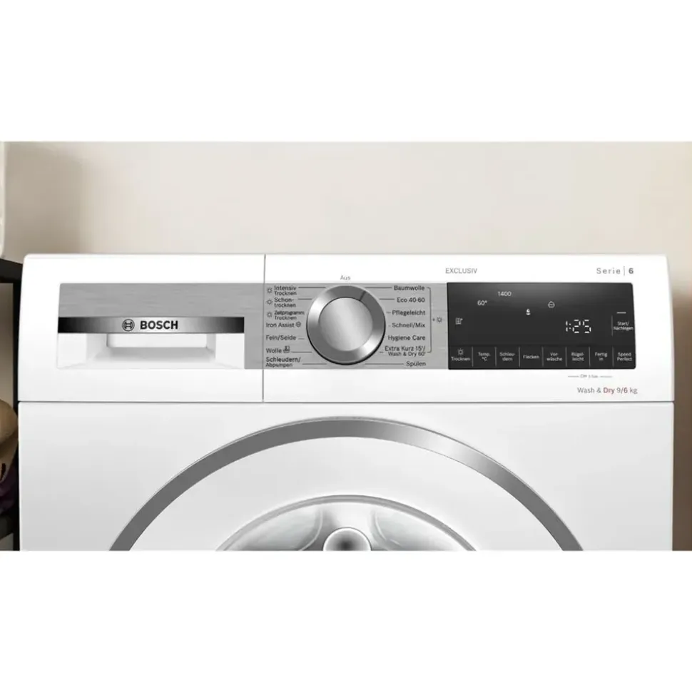 Bosch Serie 6 WNG24492 Waschtrockner (9 kg / 6 kg, 1400 U/min)