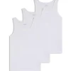 Boss 3P Co Tank Top weiß Baumwolle X-Large Herren, 100% WHITE, XL