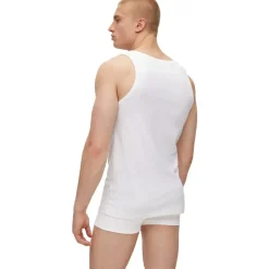 Boss 3P Co Tank Top weiß Baumwolle X-Large Herren, 100% WHITE, XL
