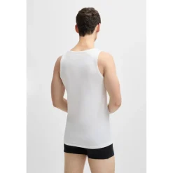 Boss 3P Co Tank Top weiß Baumwolle X-Large Herren, 100% WHITE, XL