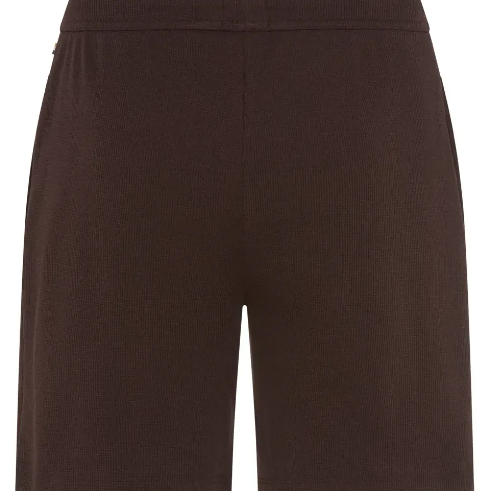 Boss Pyjamashorts Waffle Shorts Schwarz/Braun XL