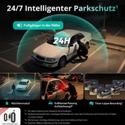 BOTSLAB 4 Kanal Dashcam 3K+3 * 1080P