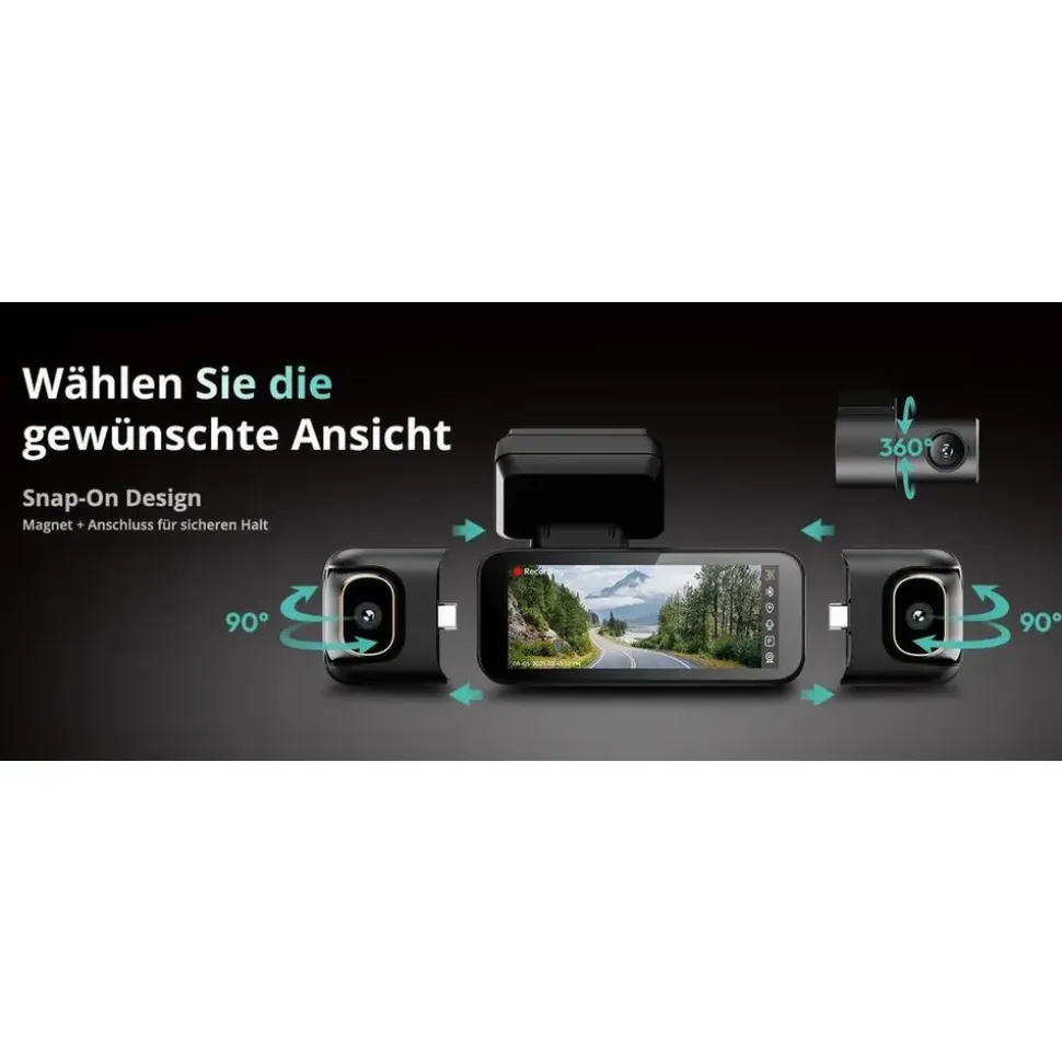 BOTSLAB 4 Kanal Dashcam 3K+3 * 1080P