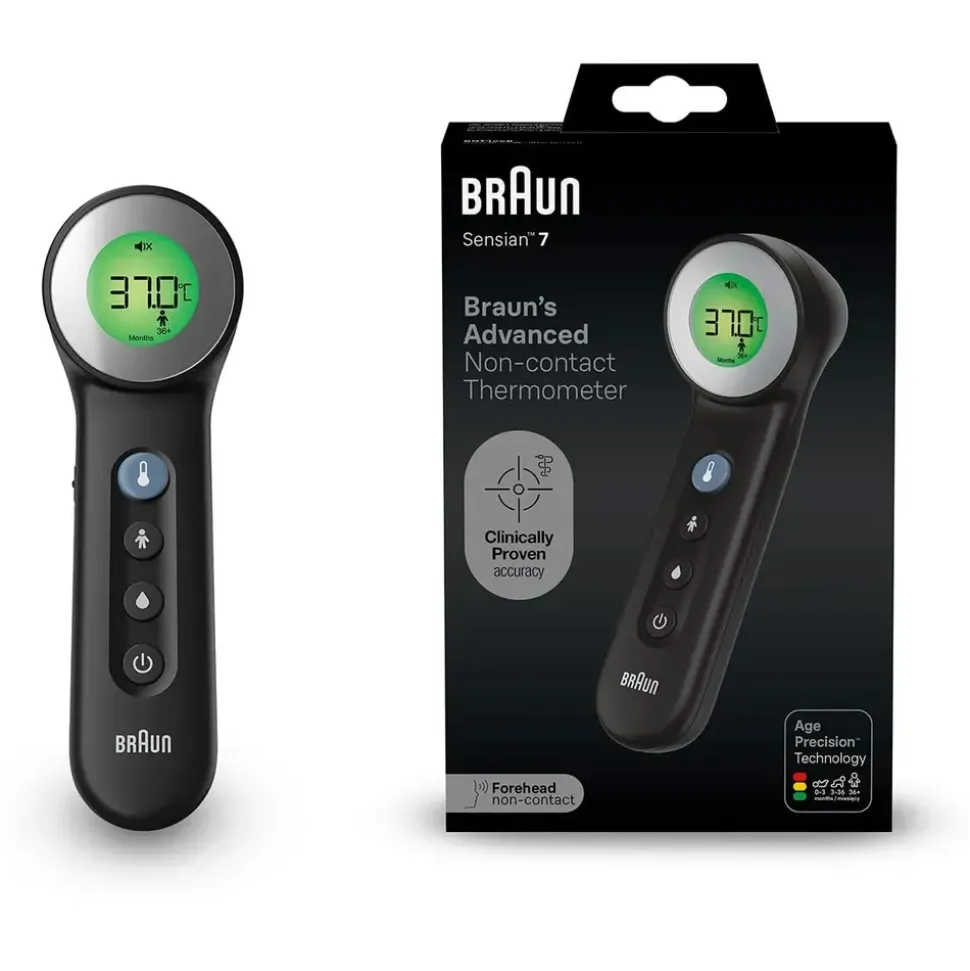 Braun Berührungsfrei+Stirn Thermom.Age Prec.schw 1 st