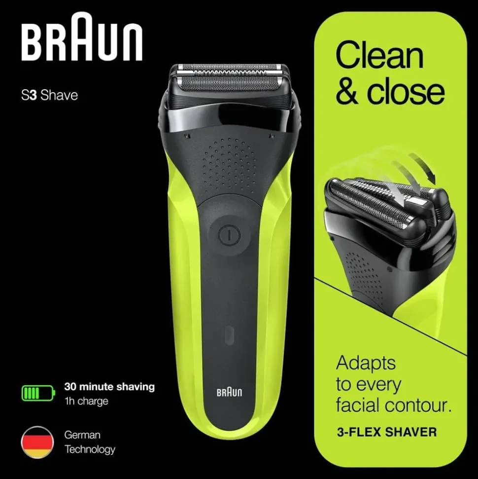 Braun Series 3 300s grün