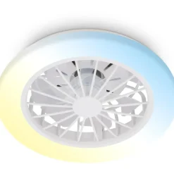 Briloner LED Deckenventilator 38 cm Weiß