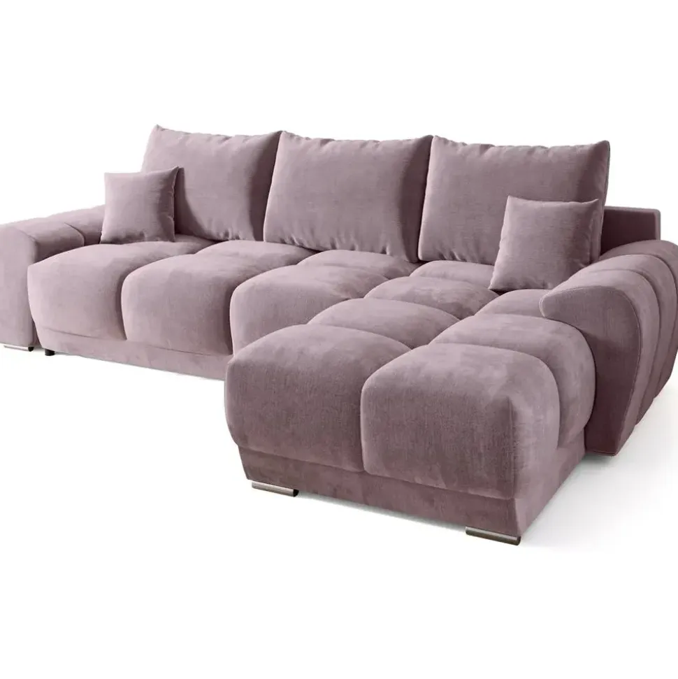 bromarkt Ecksofa Nubes puderrosa