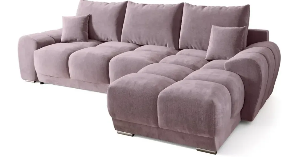 bromarkt Ecksofa Nubes puderrosa