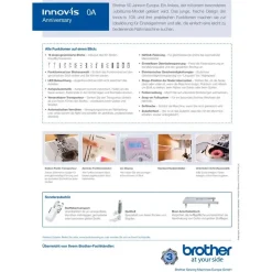 Brother Nähmaschine Innov-is NV10A weiß