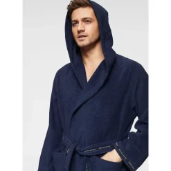 Bruno Banani Bademantel Danny Blau XL