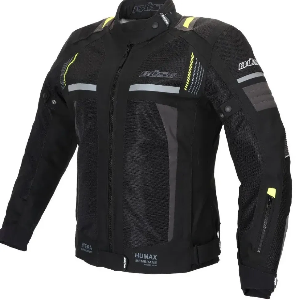 BÜSE Livorno Textiljacke Schwarz 38