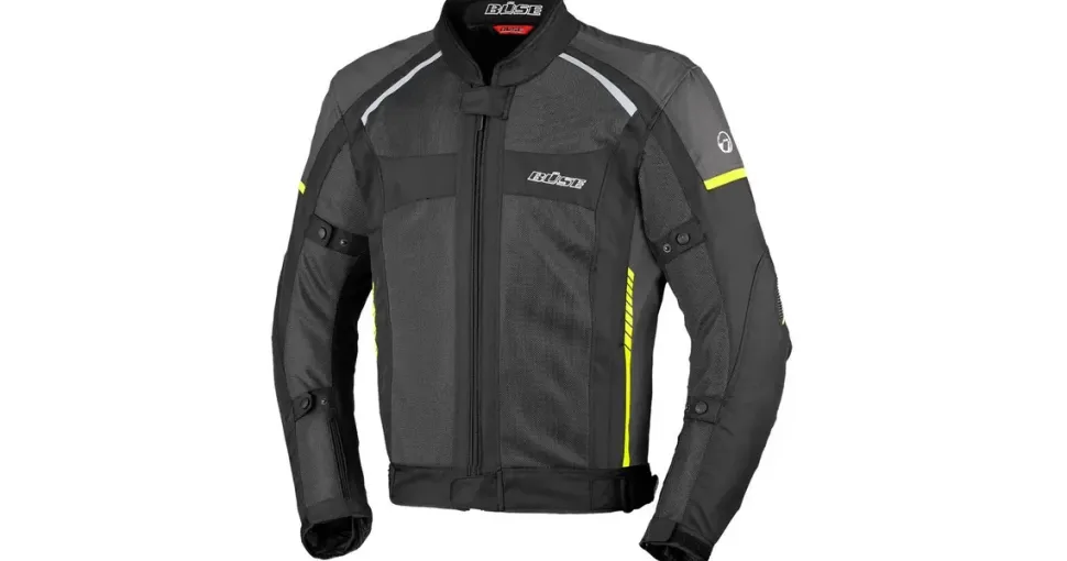 BÜSE Santerno Textiljacke Schwarz 5XL