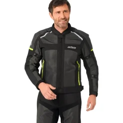 BÜSE Santerno Textiljacke Schwarz 5XL